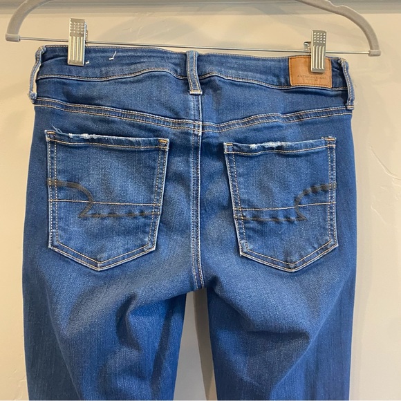 American Eagle Super Stretch Skinny Jegging Size 6R - Picture 4 of 7